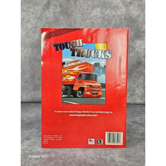 Tough Trucks Coloring and Activity Books Kids Childeren Art & Craft - Picture 10 of 10